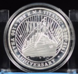 Titanic Silver Medal 100th Anniversary