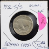 1936-S/S Buffalo Head Nickel ERROR COIN Very Fine