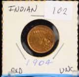 1904 Indian Penny MS-65