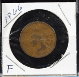 1866 Indian Head Cents Fine