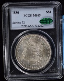 1880 Morgan Dollar PCGS  MS65 CAC