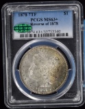 1878 7TF Rev. of 1878  Morgan Dollar PCGS MS63+ CAC