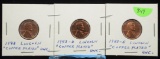 1943 PDS Copper Lincoln Cents Copper plated Novelty