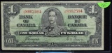 1937 King George Bank of Canada Very Fine Condition