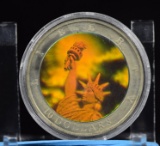 Republic of Liberia $10 Hologram Coin