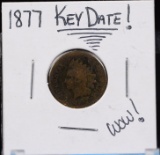 1877 Indian Head Cent Key Date