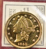 Americaâ€™s First $20 Gold Coin Commemorative Replica