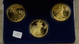 Lot of 3 $20 Gold Replicas