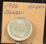 1926 Sesqui Commem Half Dollar MS 64 Plus