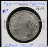 1809 Bust Half Dollar XXX Edge XF Plus