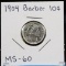 1904 Barber Dime MS60