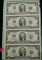 2003 KA Series Sheet of $2 uncut Bills