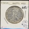 1945 Walking Liberty Silver Half Dollar Unc