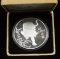 TIGER 5 ounce HUGE Proof CAMEO Silver 999 Fine 1986 Singapore