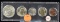 1944 Gem Unciculated Cent through Half dollar Set