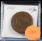 1841 Small Date Copper Large Cent Extra Fine/ About Unciculated