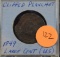 1849 Large Cent Error Coin