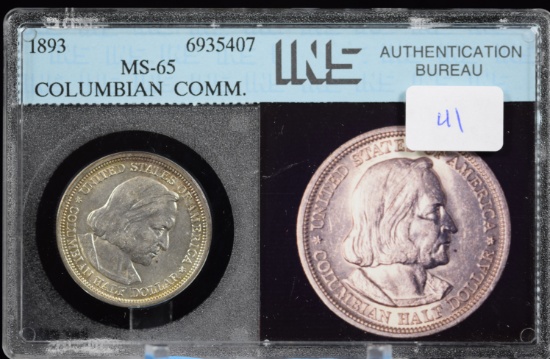 1893 Columbian Half Dollar Commorative Half Dollar MS 65