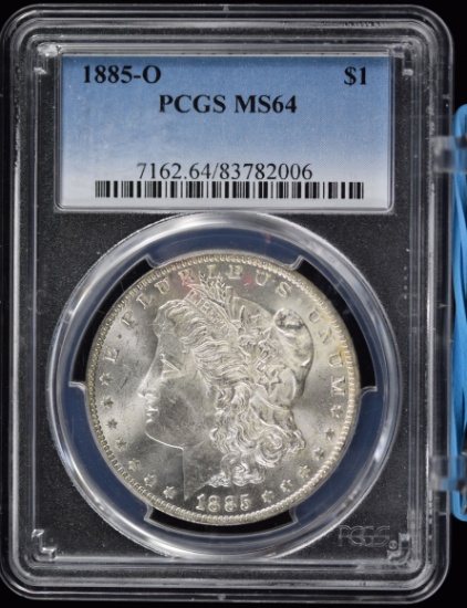 1885-O Morgan Dollar PCGS MS-64