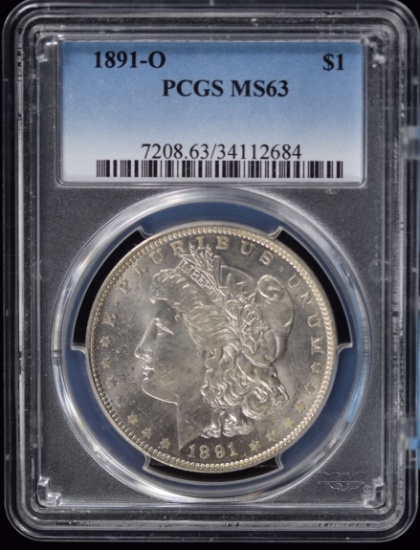 1891-O Morgan Dollar PCGS MS-63 Key Date