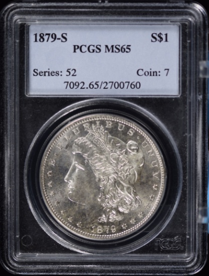 1879-S Morgan Dollar PCGS MS-65
