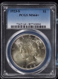 1923-S Peace Dollar PCGS MS-64 Plus