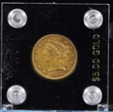1887-S $5 Gold Liberty