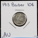 1913 Barber Dime AU