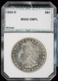 1900-O Morgan Dollar PCI MS65 DMPL