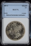 1881-S Morgan Dollar NNC MS67 PL