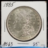 1885 Morgan Dollar High Grade MS63