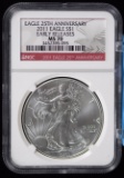 2011 American Silver Eagle NCG MS-70 1st Release