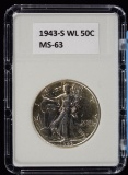 1943-S Walking Half Dollar MS63