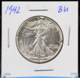 1942 Walking Half Dollar CH BU