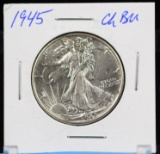 1945 Walking Half Dollar CH BU