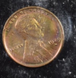 1929-D Lincoln Cent BU Color