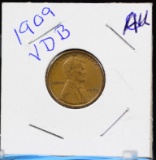 1909 VDB Lincoln Cent AU