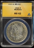 1921 Morgan Dollar ANACS MS-62