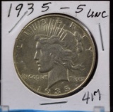 1935-S Peace Dollar UNC