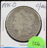 1895-O Morgan Silver Dollar Rare Date Low Mintage Very Good