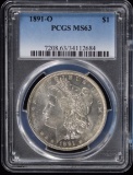 1891-O Morgan Dollar PCGS MS-63 Key Date