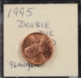 1995 DD Lincoln Cent GEM BU Red