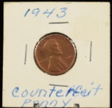 1943 Counterfeit Copper Lincoln Cent