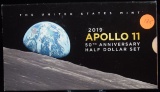 2019 Apollo 11 50th Anniversary Half Dollar Set