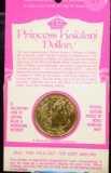 Princes of Hawaii Token Kaijulani Dollar Token