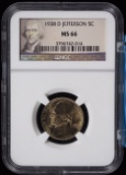 1938-D Jefferson Nickel NGC MS-66