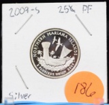 2009 Norther Marina Islands Silver Proof Quarter Territory Quarters