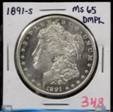 1891-S Morgan Dollar MS65 DMPL
