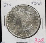 1882-S Morgan Dollar MS64