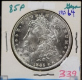 1885 Morgan Dollar MS64 PL